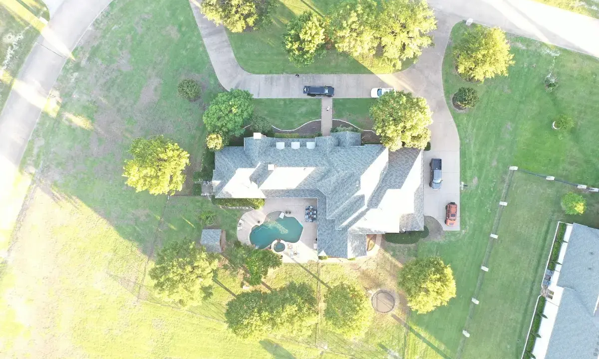 New shingle roof installation on a home in South Hill